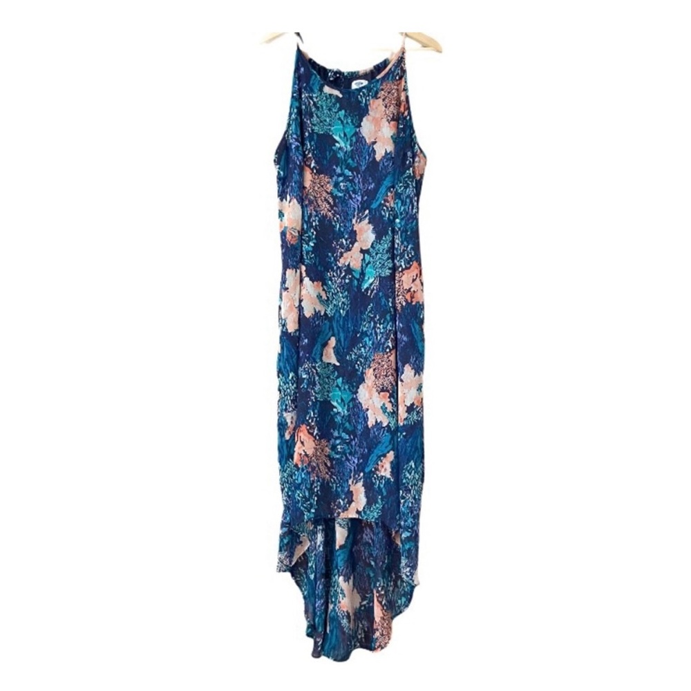 OLD NAVY Sheer Halter Style High Low Dress